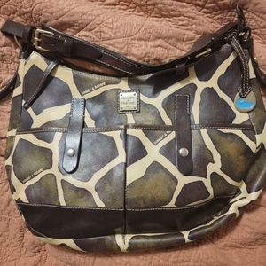Dooney & Bourke giraffee leather purse